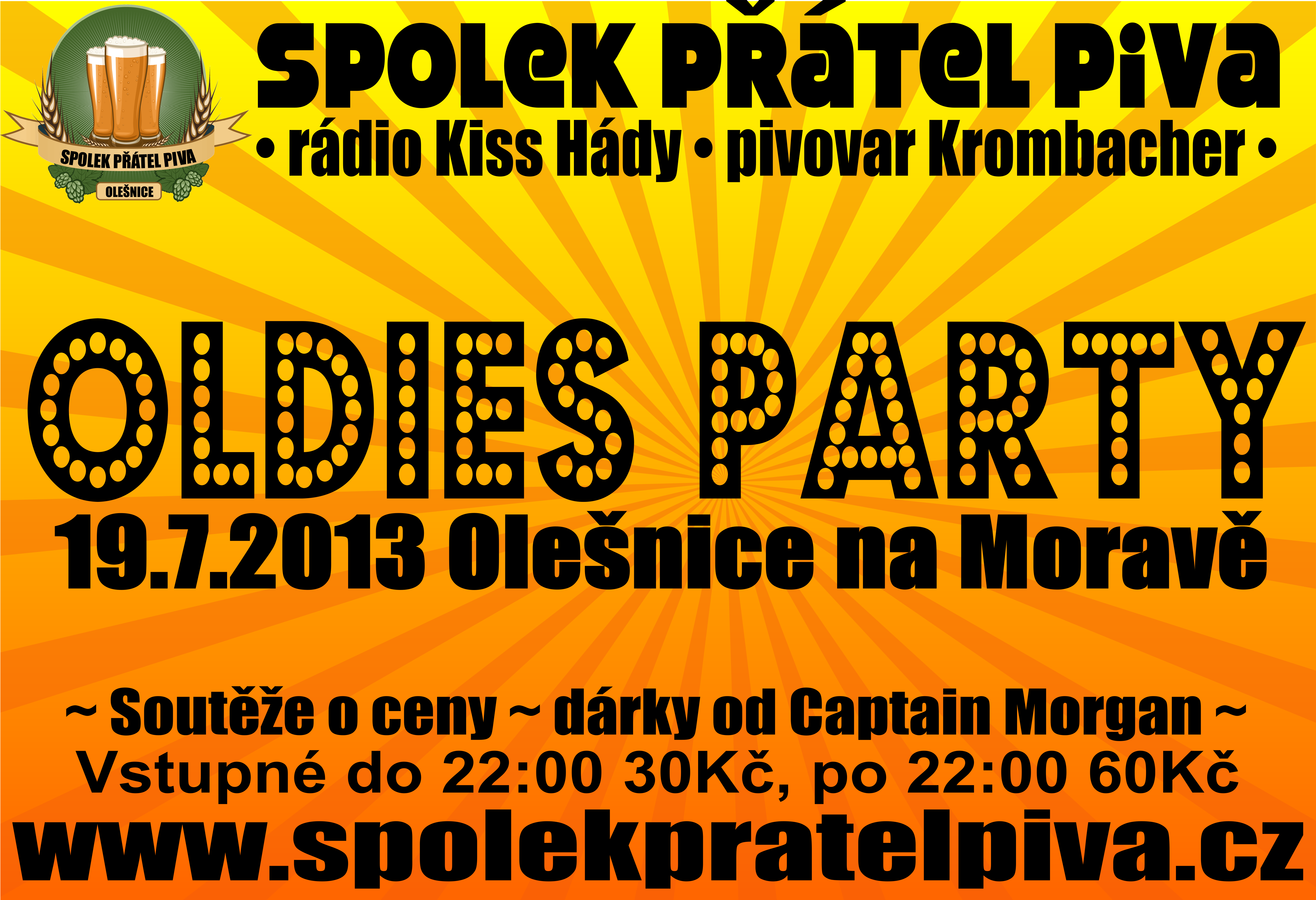 Plakát: Oldies party.