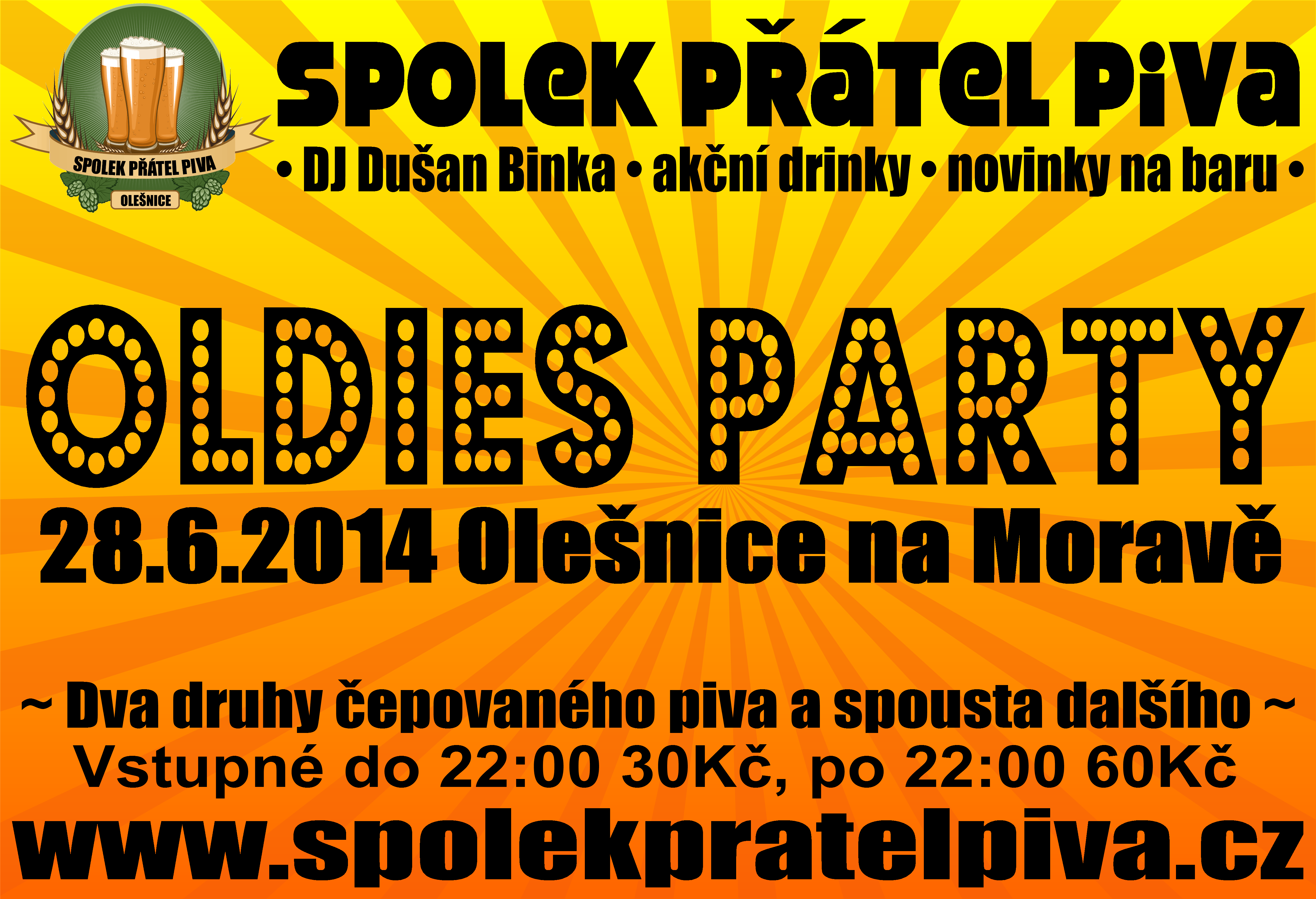 Plakát: Oldies party.